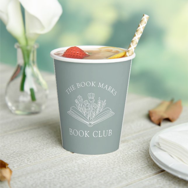 Book Club Name Personalized  Paper Cups (Insitu)