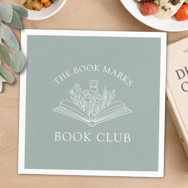 Book Club Name Personalized Party Napkins (Creator Uploaded)