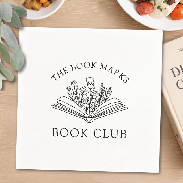 Book Club Name Personalized Party Napkins (Creator Uploaded)
