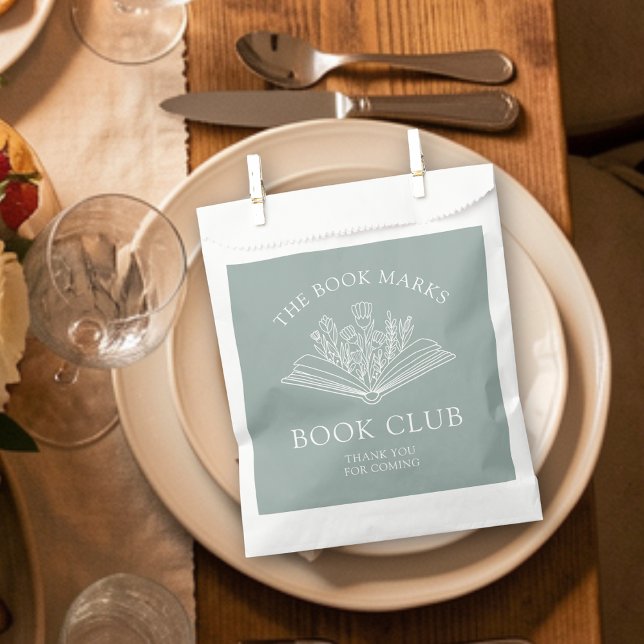 Book Club Name Personalized Thank You Favor Bag (Creator Uploaded)