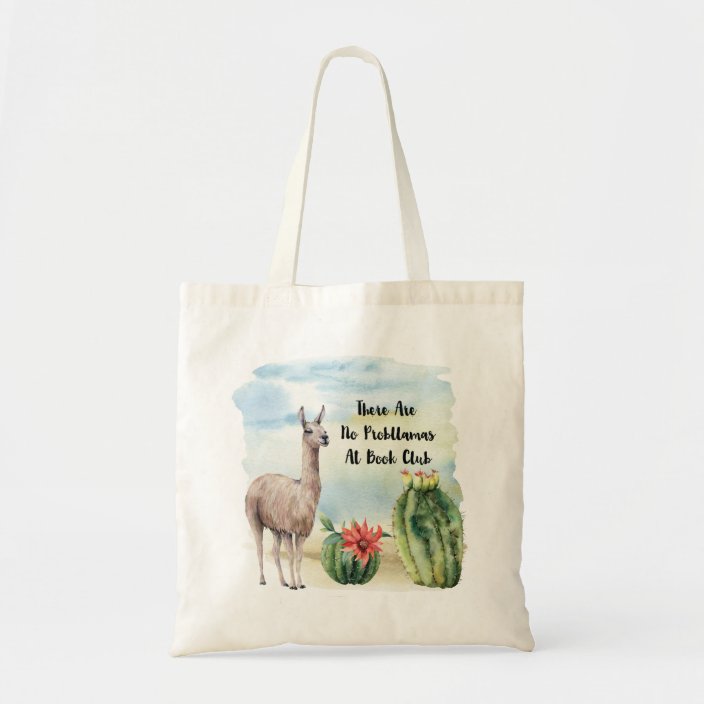 llama book bag