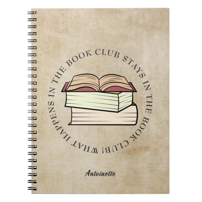 Book Club Notebook (Front)