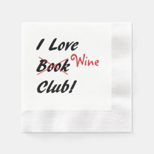 "Book Club" Paper Napkins
