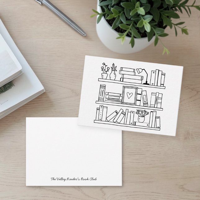 Book Club Personalized Correspondence Note Card (Creator Uploaded)