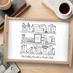 Book Club Personalized Gift Serving Tray