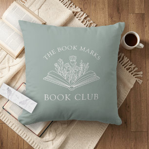 Book Club Personalized Gift Throw Pillow
