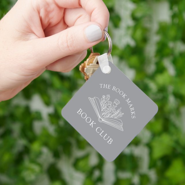Book Club Personalized Member's Gift Keychain (Hand)