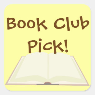 Book Club Pick Promos Square Sticker