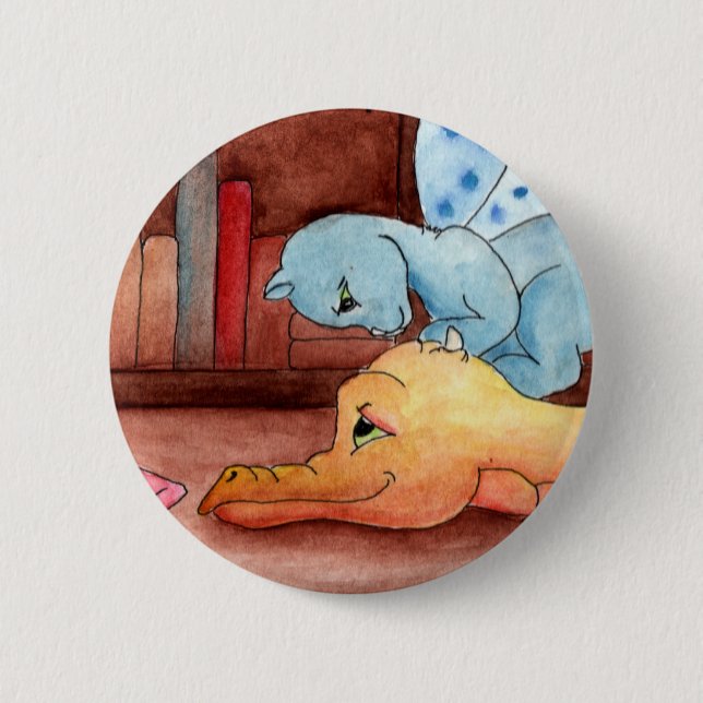 Book Club Pinback Button (Front)