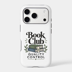 Book Club Quality Control Bookish Humor Phone Ca iPhone 17 Pro Case