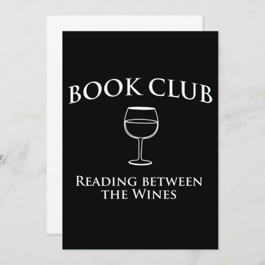 Book Club Reading Between the Wines (Front/Back)