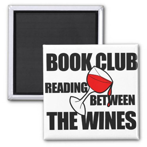 BOOK CLUB reading between the wines Magnet