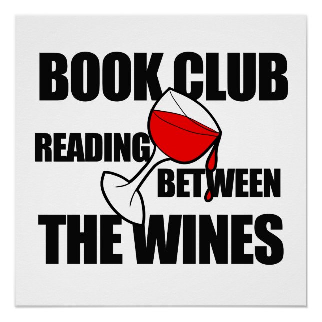 BOOK CLUB reading between the wines Poster (Front)