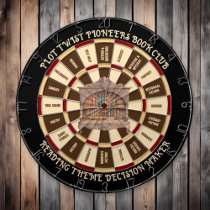 Book Club Reading Theme Decision Maker Dart Board