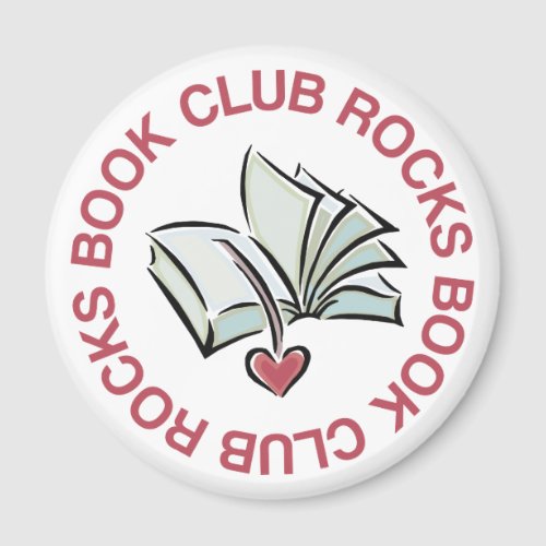 Book Club Rocks Magnet