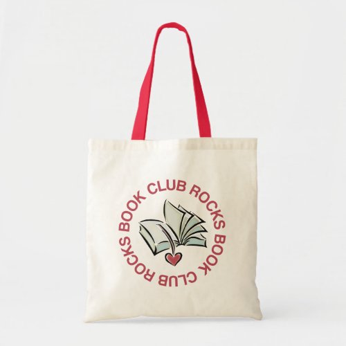 Book Club Rocks Mini Tote Bag Gift