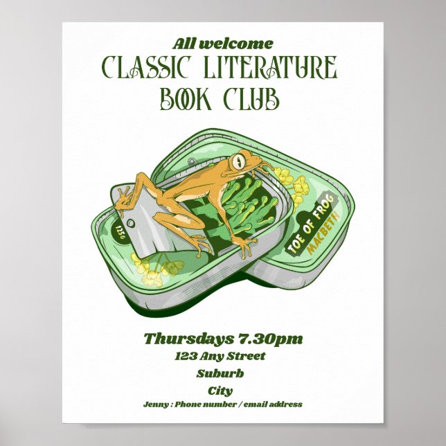 Book Club Shakespeare Macbeth Witches Poster (Front)
