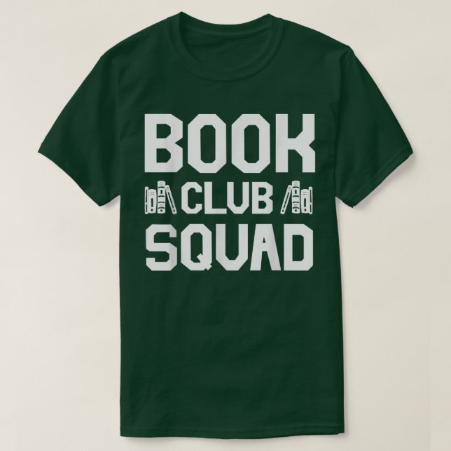 Book Club Squad Reading Book Lovers 80 T-Shirt (Design Front)