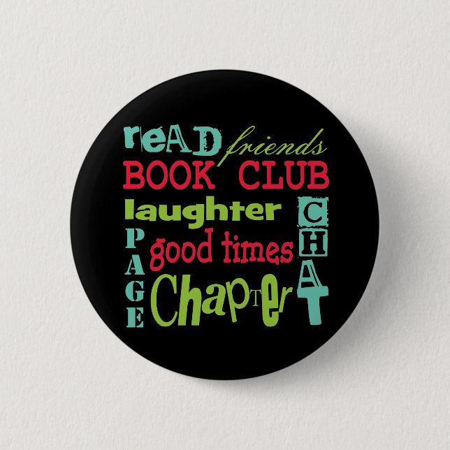 Book Club Subway Design by Artinspired Button (Front)