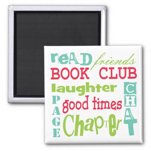 Book Club Subway Design by Artinspired Magnet