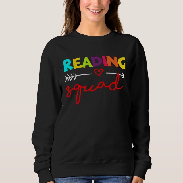 Book Club Tees Bookworm School Library  Reading Sq (Front)