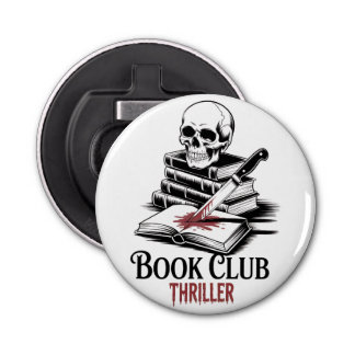 Book Club Thriller Bottle Opener