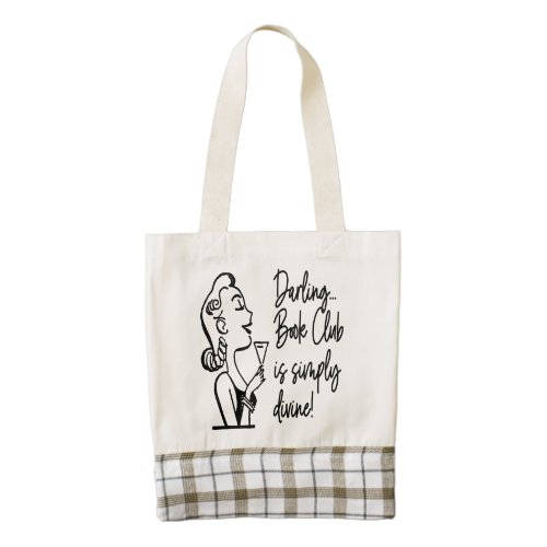 Book Club VIntage Women Giving Project Zazzle HEART Tote Bag