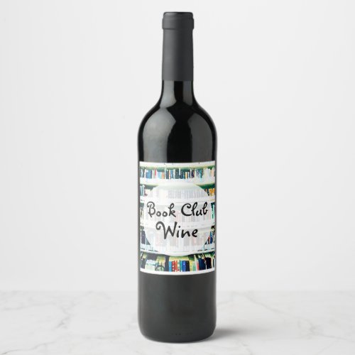 Book Club Wine Label