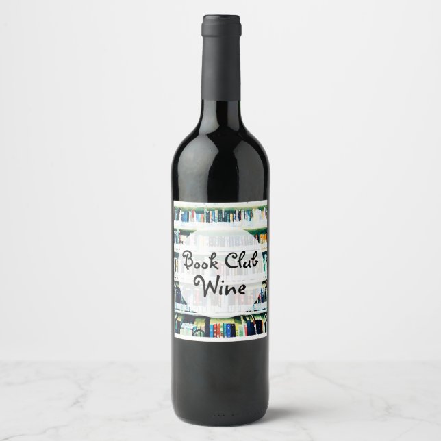 Book Club Wine Label (Front)