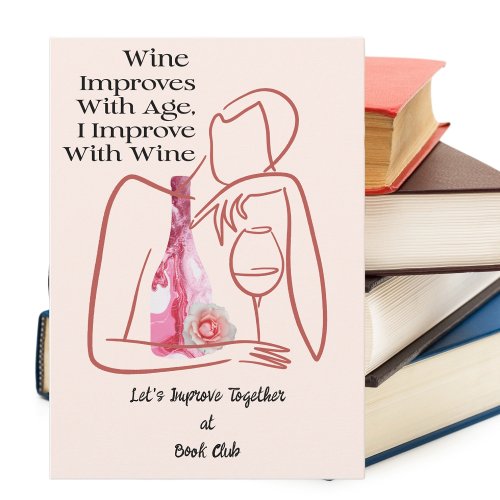 Book Club Wine Party Invitation