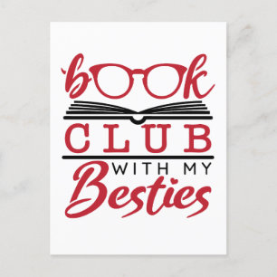 Book Club with My Besties  Postcard