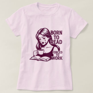 Book & Coffee Woman T-Shirt