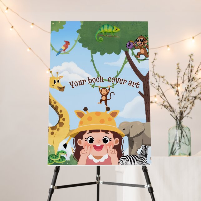 Book Cover Art | Author Book Launch Promotional Foam Board (In Situ (Stand))