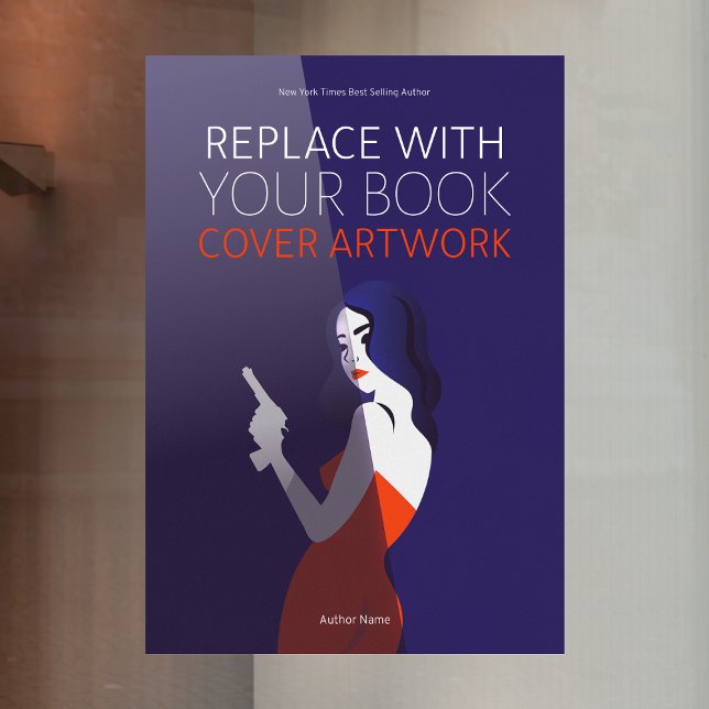 Book Cover Artwork | Author Promotional  Window Cling (Creator Uploaded)