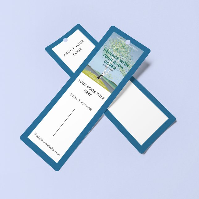 Book Cover Author Promotional Bookmark  Mini Business Card (Creator Uploaded)