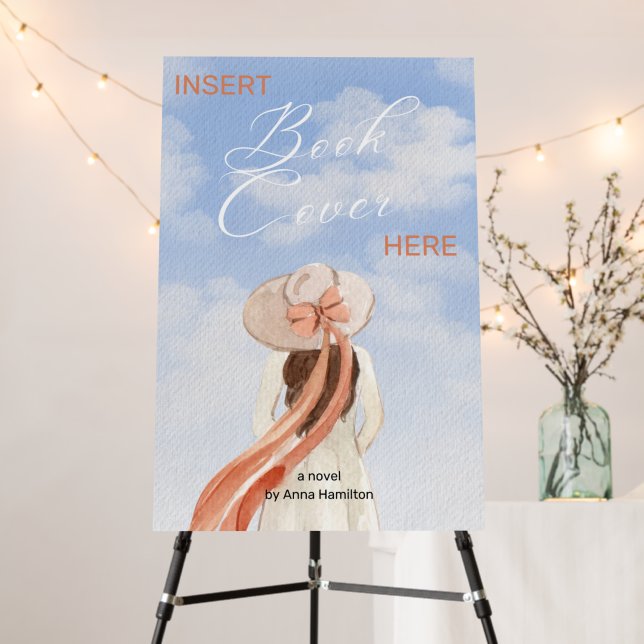 Book Cover Author Signing Promotion Launch Foam Board (In Situ (Stand))