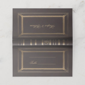 Book cover & Castle wedding Place Card