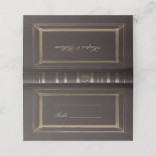 Book cover & Castle wedding Place Card