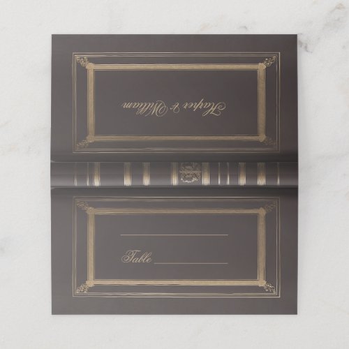 Book cover  Castle wedding Place Card