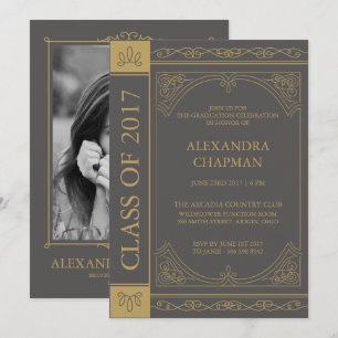 Book Cover Editable Color Graduate Announcement