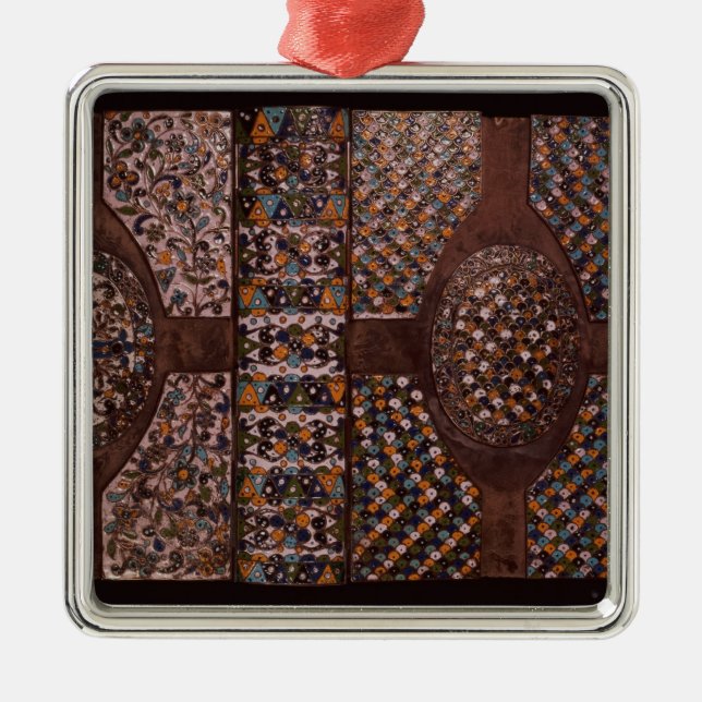 Book cover metal ornament (Front)