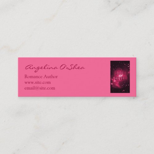 Book Cover Skinny Business Card