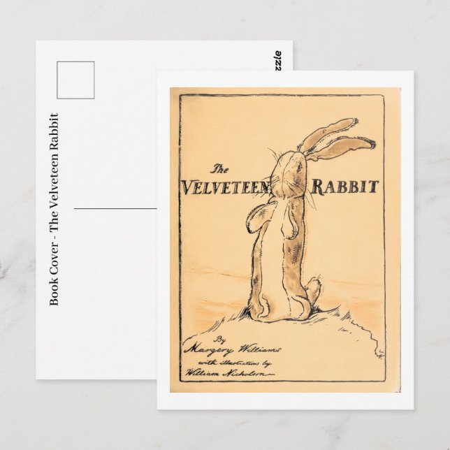Book Cover - The Velveteen Rabbit Postcard (Front/Back)