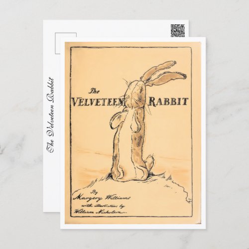 Book Cover _ The Velveteen Rabbit Postcard