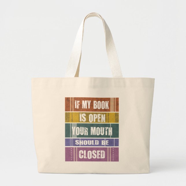 Book Design Tote Bag (Front)