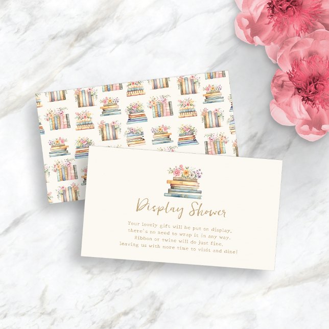 Book Display Shower Card (Book Display Shower Card
)