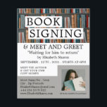 Book Display, Writers Book Signing Advertising Flyer<br><div class="desc">Book Display,  Writers Book Signing Advertising Flyers By The Business Card Store.</div>