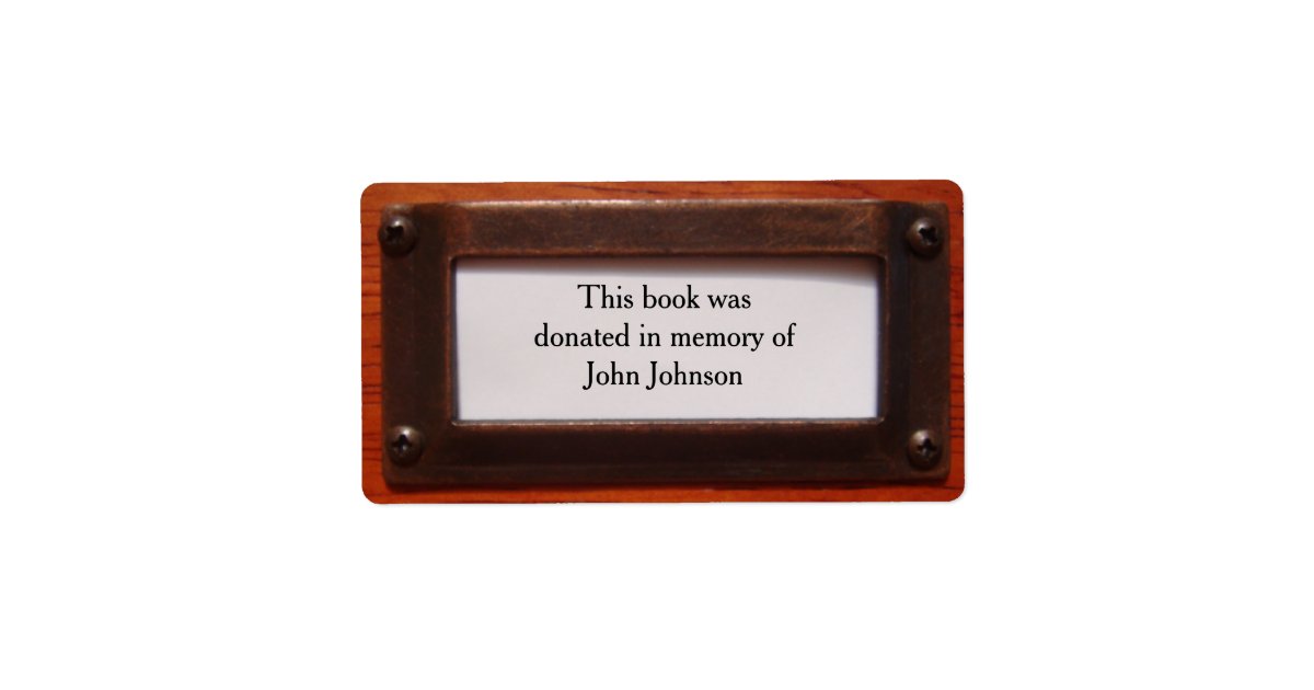 book-donation-bookplate-zazzle