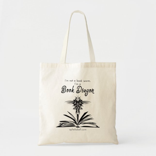 Book Dragon Tote (Front)