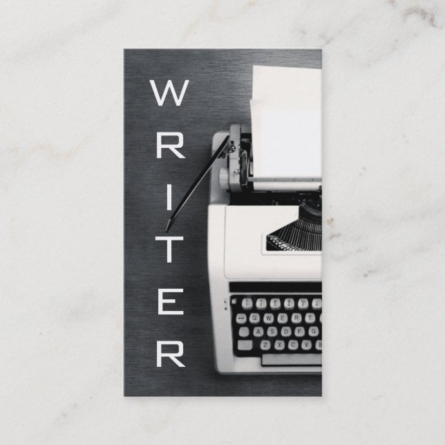 Book Editor - Writer Business Card (Front)